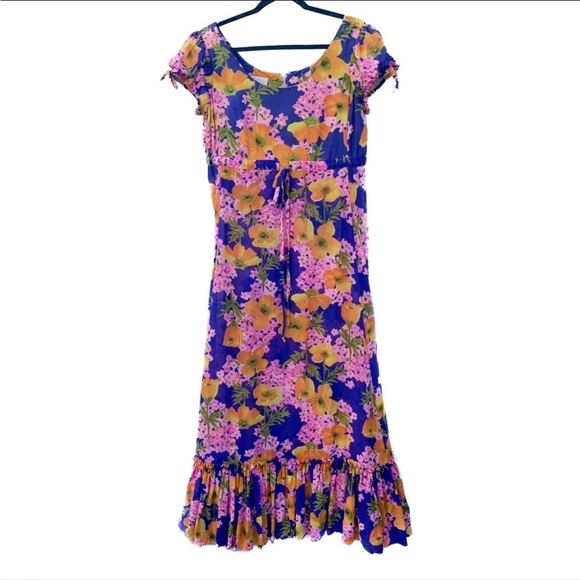 Lilly Pulitzer Dresses & Skirts - Lilly Pulitzer Vintage 1960’s ‘The Lilly’ Multicolor Floral Maxi Dress Rare